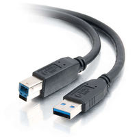 1M USB 3.0 A MALE TO B MALE CABLE (3.3FT) - BLACK